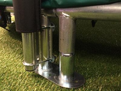 Berg InGround Favorit 430 Airflow grau mit Sicherheitsnetz Comfort