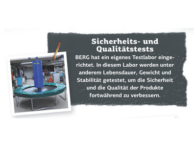 Berg Champion 430 grau Levels mit Sicherheitsnetz Deluxe
