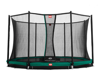 Berg InGround Favorit 430 Airflow gr�n mit Sicherheitsnetz Comfort